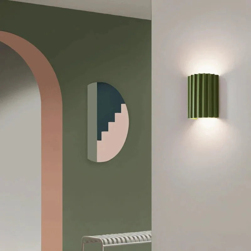 Modern Resin Wall Sconce - Minimalist LED Lighting - Nordic Style - Image 3