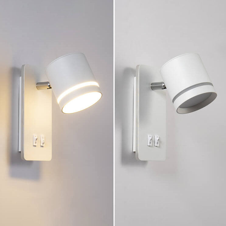 Modern Rotatable LED Wall Sconce - Minimalist Iron Adjustable Spotlight - 1-Light - Image 3