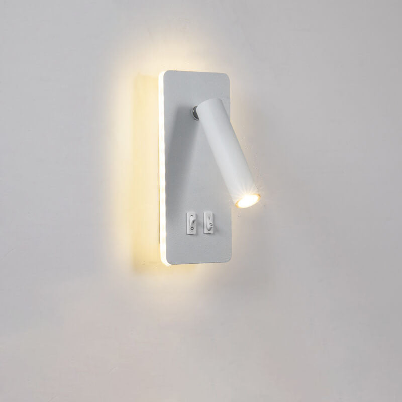 Modern Rotatable LED Wall Sconce - Minimalist Iron Adjustable Spotlight - 1-Light - Image 6