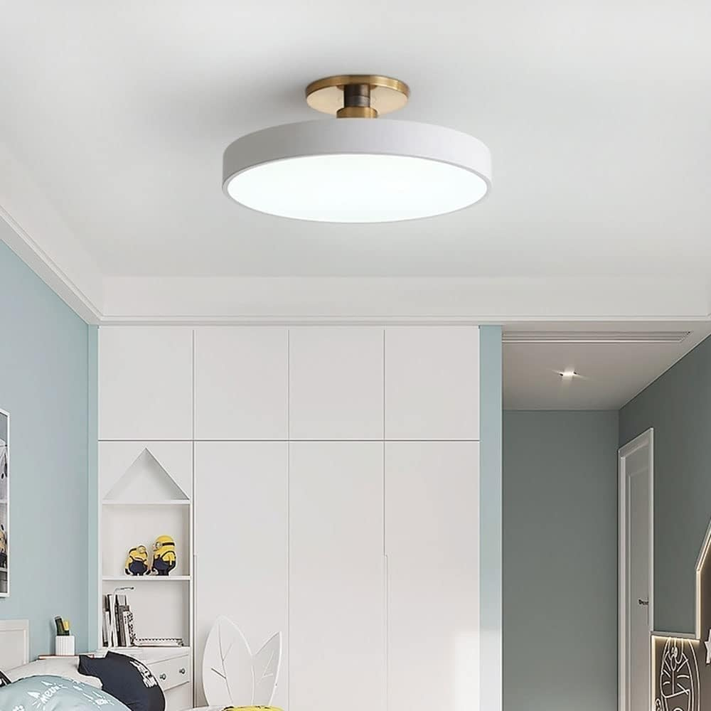 Modern Round Ceiling Light - Iron and Acrylic - Stylish LED Fixture - Image 2