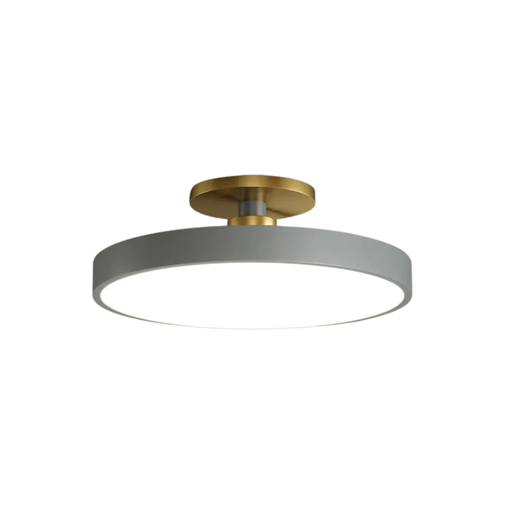 Modern Round Ceiling Light - Iron and Acrylic - Stylish LED Fixture - Image 7