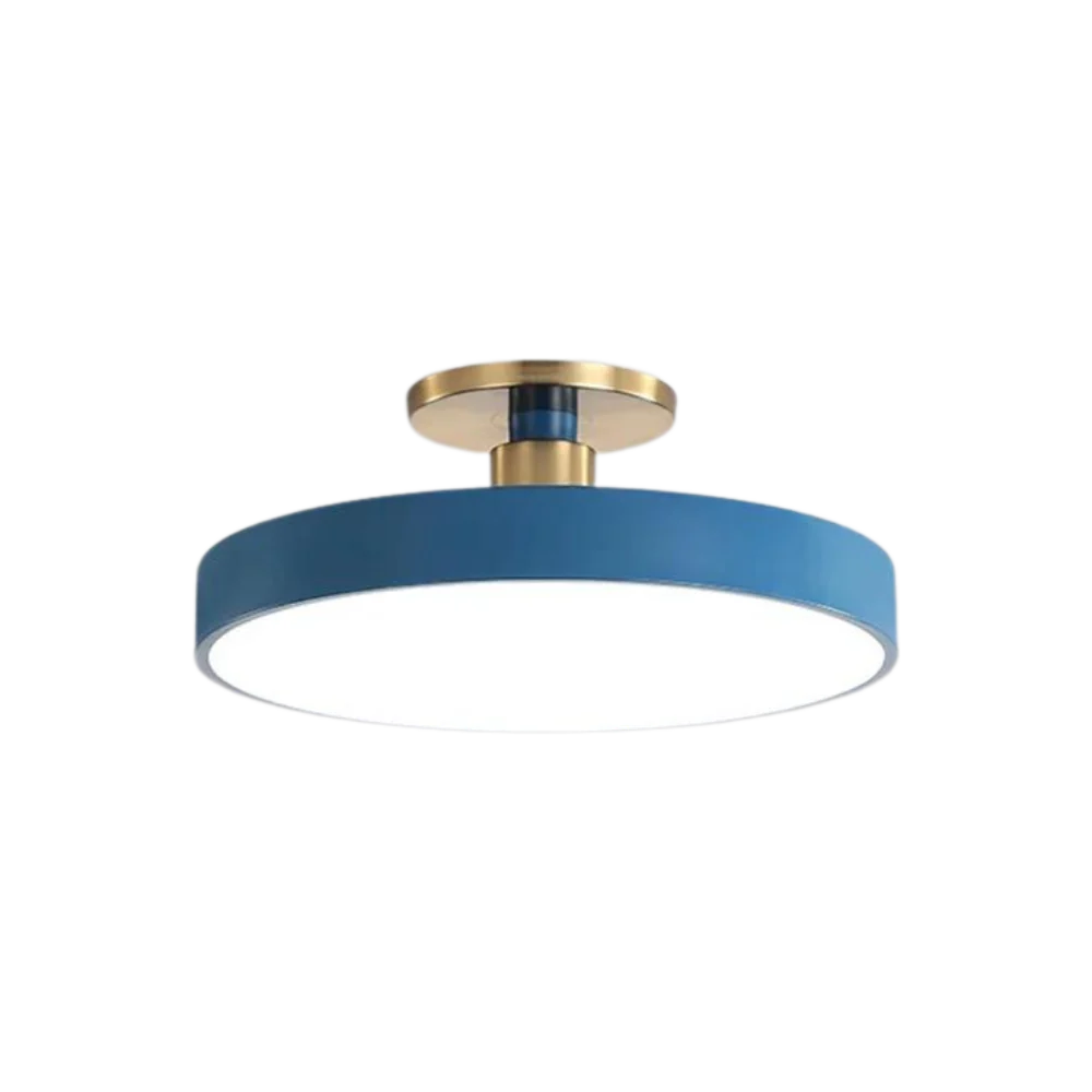 Modern Round Ceiling Light - Iron and Acrylic - Stylish LED Fixture - Image 8