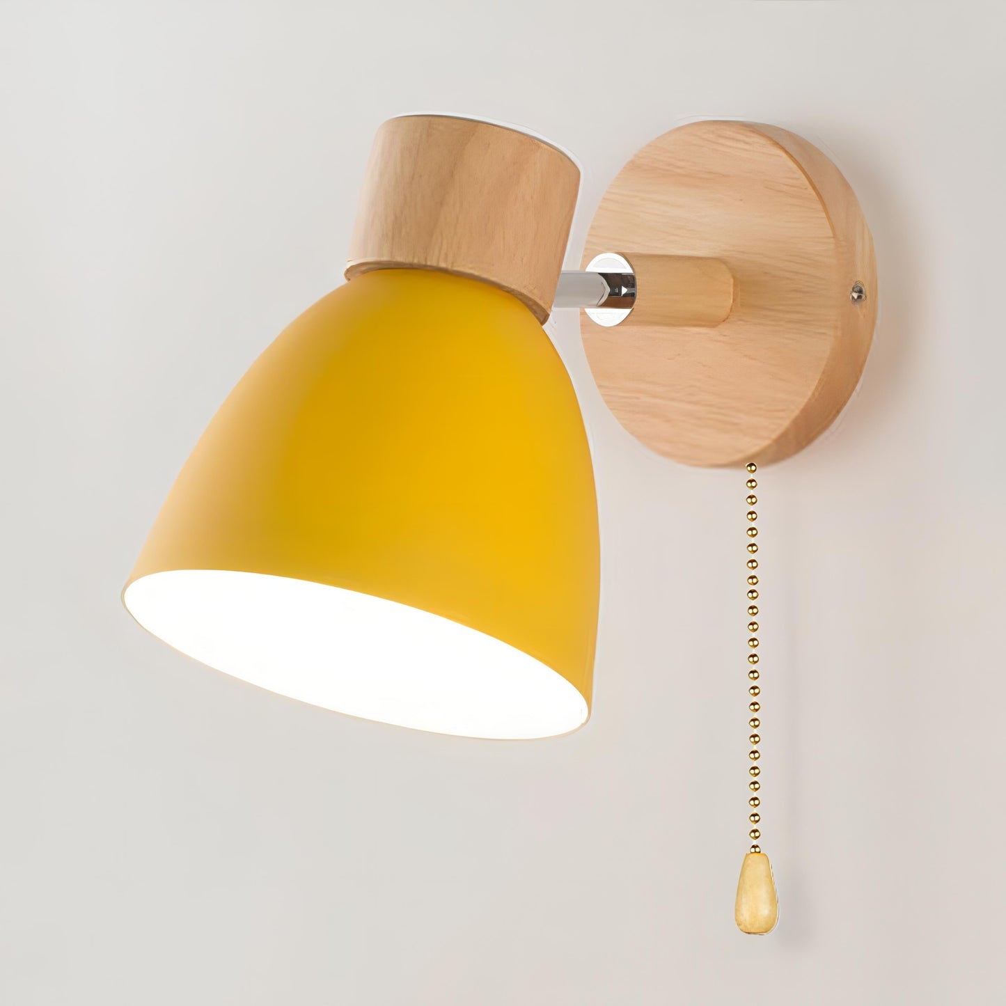 Modern Scandinavian Wall Lights with Pull Switch