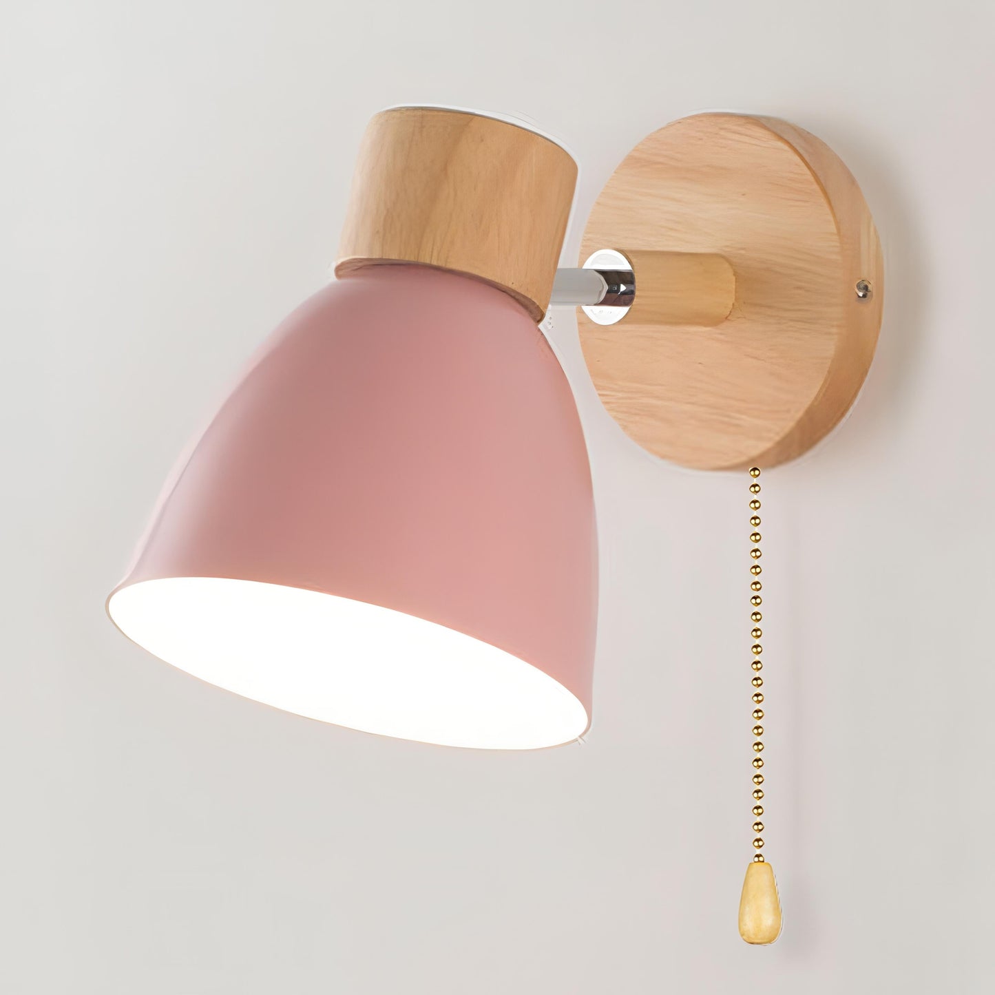 Modern Scandinavian Wall Lights with Pull Switch