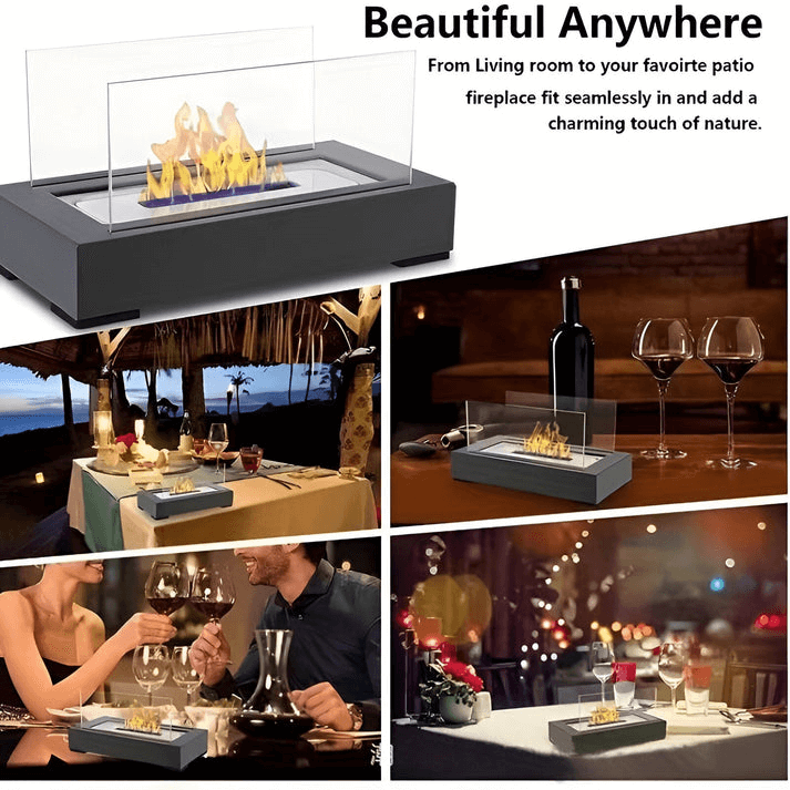 Modern Tabletop Bioethanol Fireplace