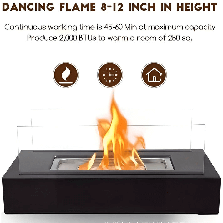 Modern Tabletop Bioethanol Fireplace