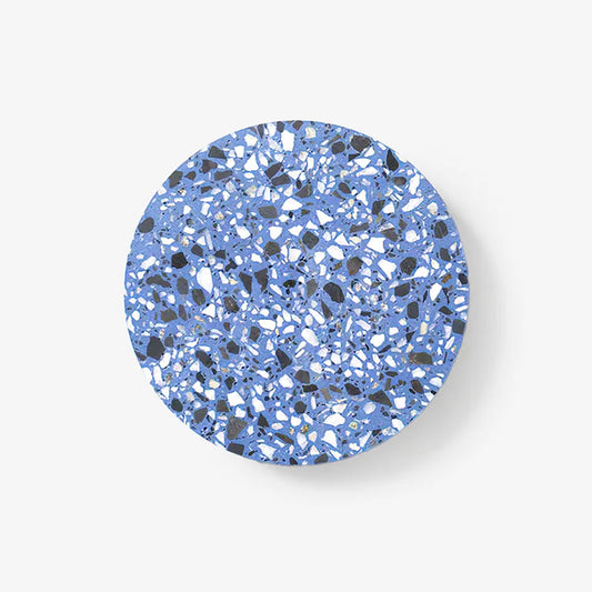 Modern Terrazzo Wall Sconce - Round LED Light - Stylish Interior Lighting - Image 1