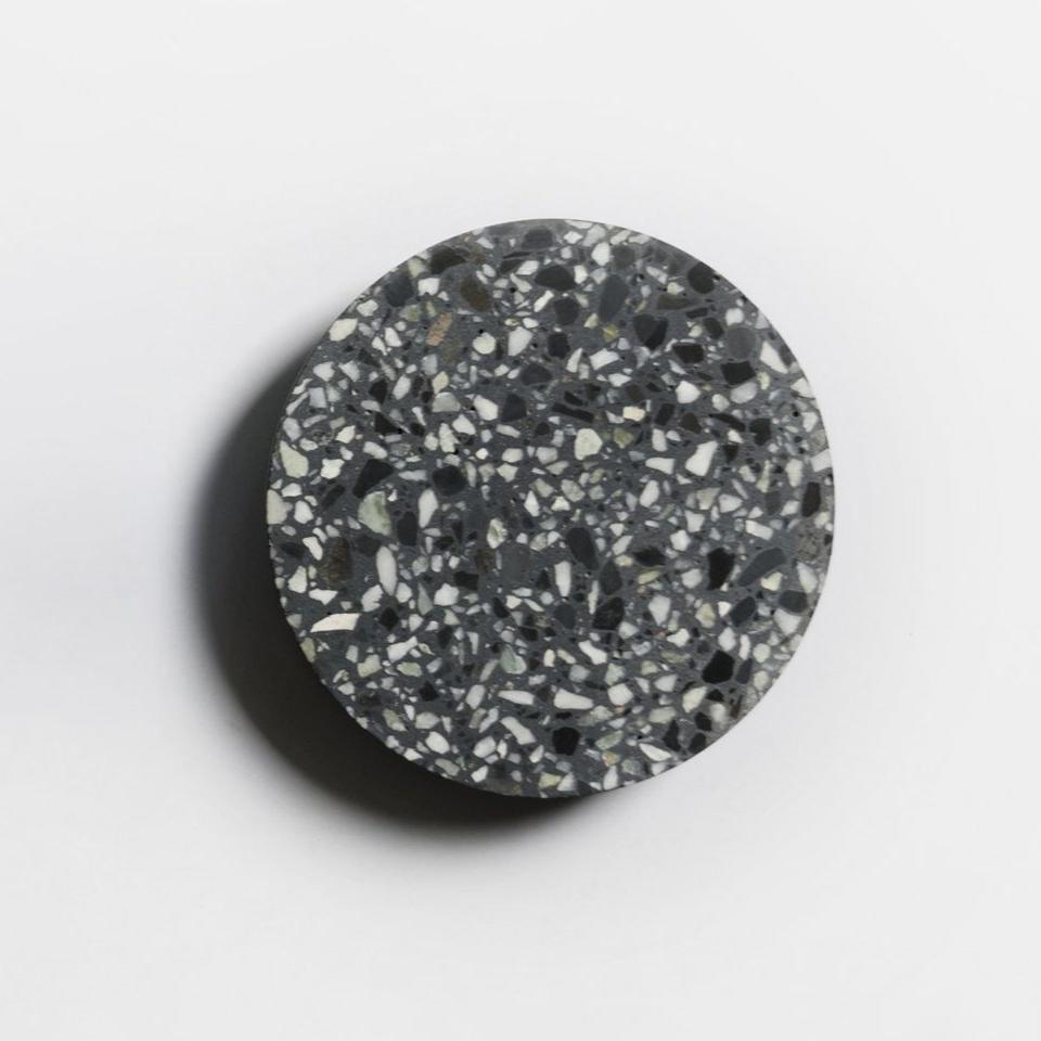 Modern Terrazzo Wall Sconce - Round LED Light - Stylish Interior Lighting - Image 6