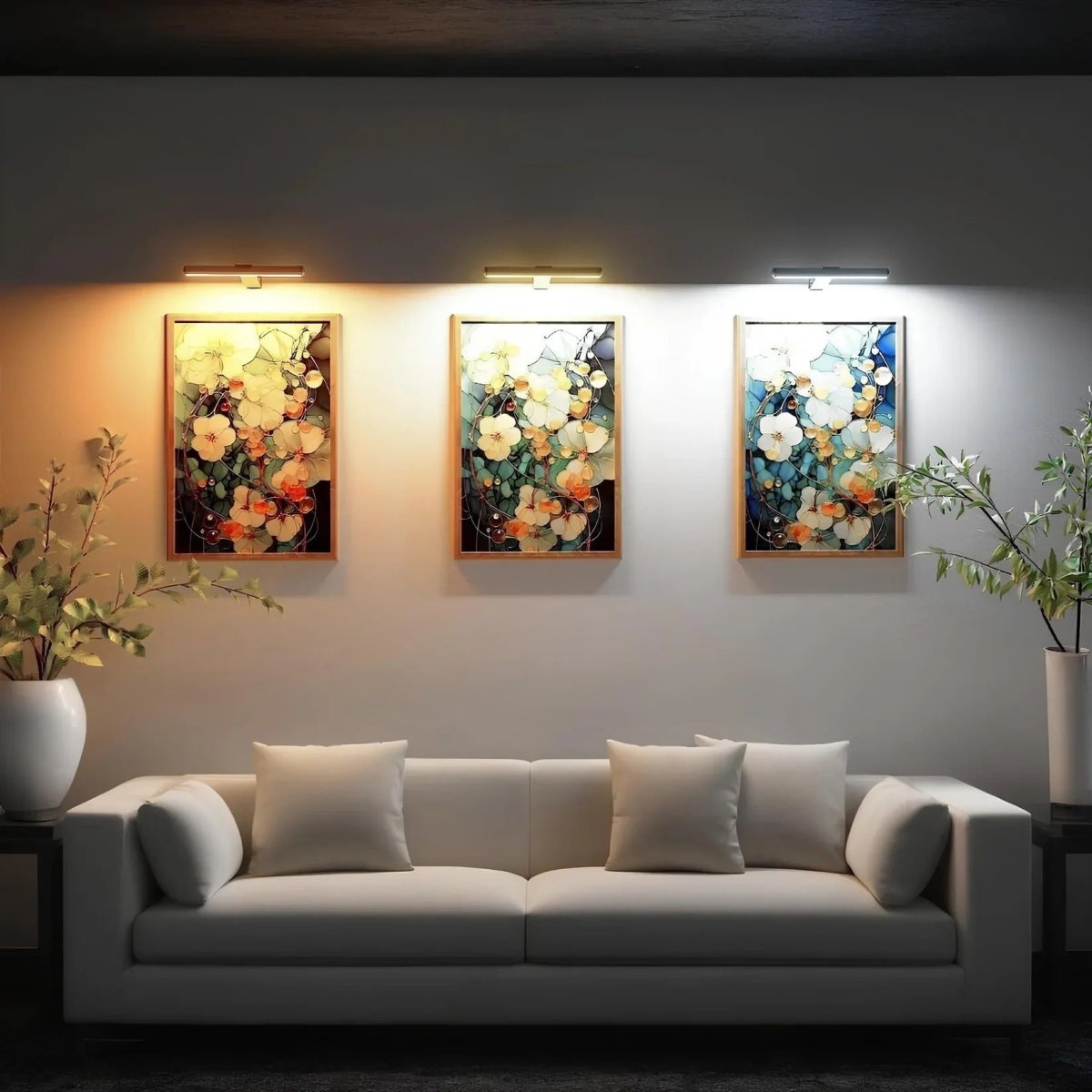 Modern Wireless LED Wall Sconce - Minimalist Style - Plastic Material - USB Type - Image 5