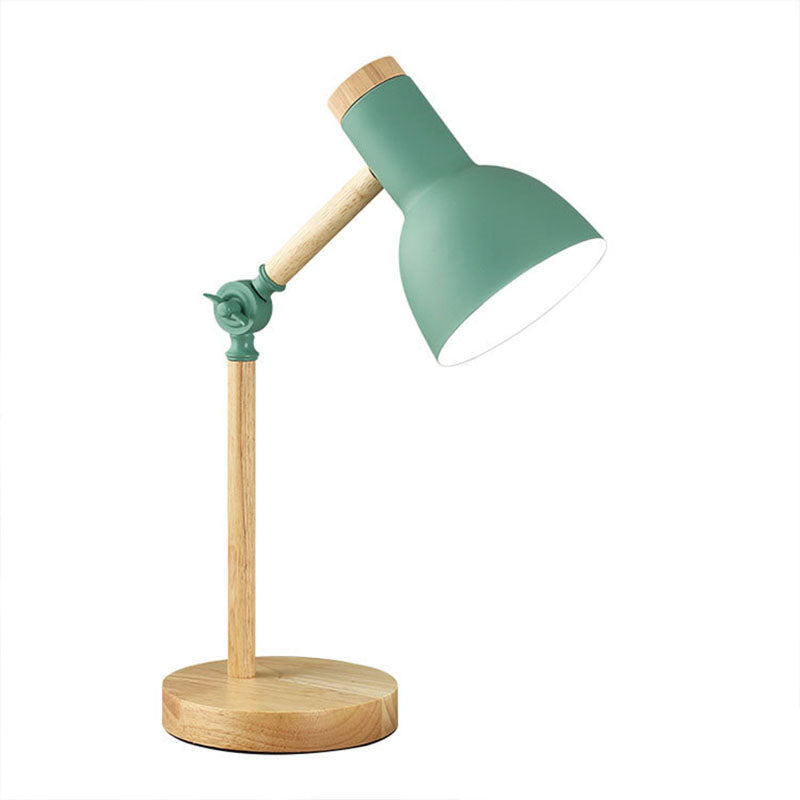 Modern Wood & Metal Desk Lamp - Adjustable Accent Lighting - Nordic Style Table Lamp - Image 1