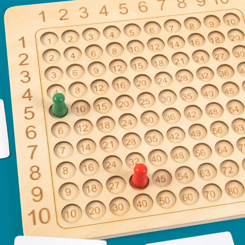 Montessori Wooden Multiplication Board Game