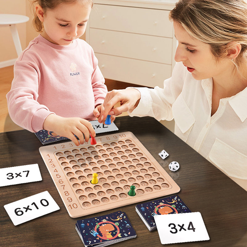 Montessori Wooden Multiplication Board Game