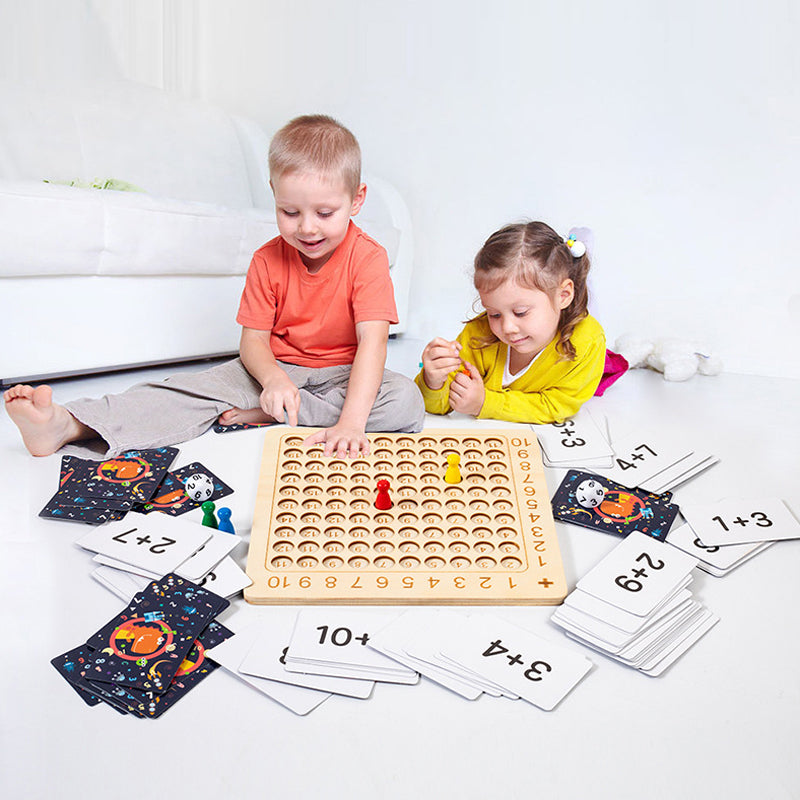 Montessori Wooden Multiplication Board Game