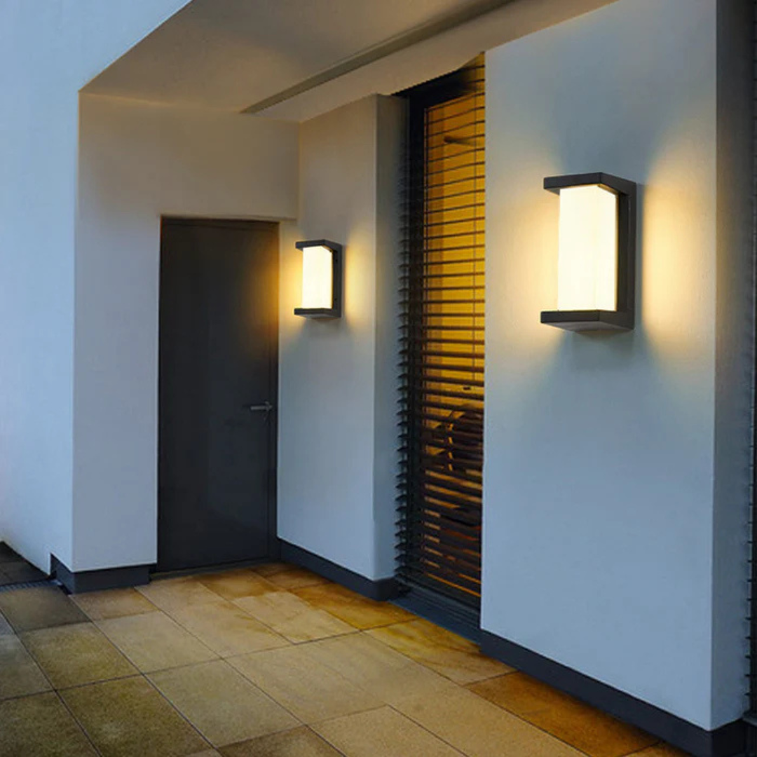Motion Sensor Outdoor Wall Light - Energy Efficient - Modern Style - Plastic LED Lamp - Image 3