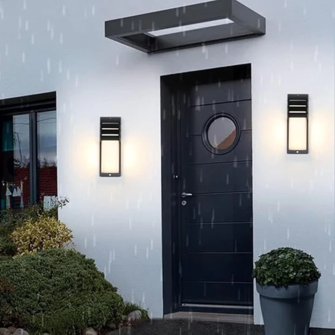 Motion Sensor Outdoor Wall Light - Modern Aluminium LED Fixture - Waterproof - Image 4