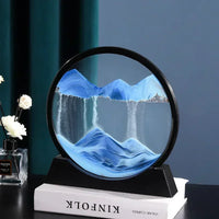 Moving Sand Art Picture Hourglass with Soothing Sandscapes
