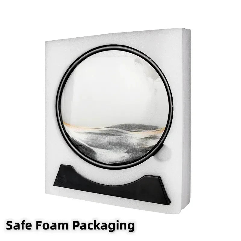 Moving Sand Art Picture Hourglass with Soothing Sandscapes
