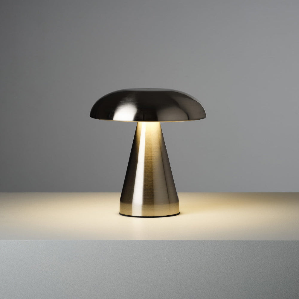 Mushroom Metal Table Lamp - Vintage Style USB Desk Light - Bedside Lamp - Image 2