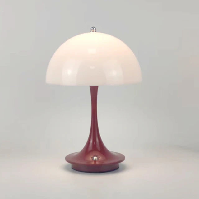 Mushroom Table Lamp - Wireless Rechargeable LED - Modern Bedside Light - Image 7