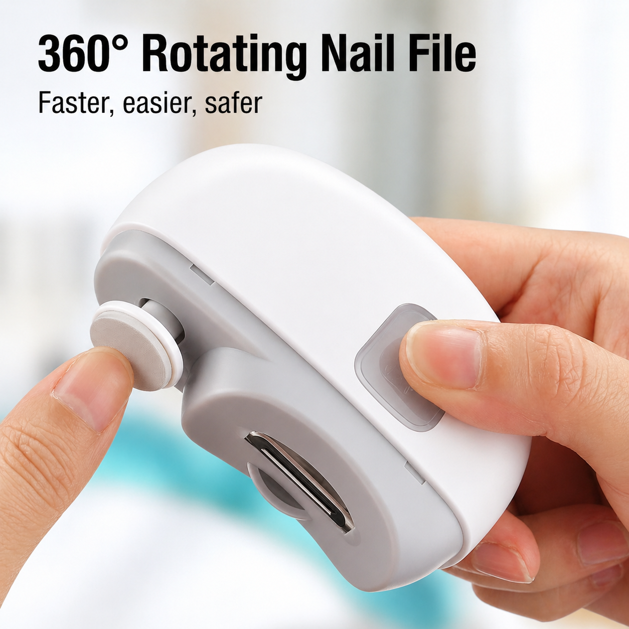Nail Care | Nail Clippers | 3-in-1 Trimming Filing Buffing | NailEase