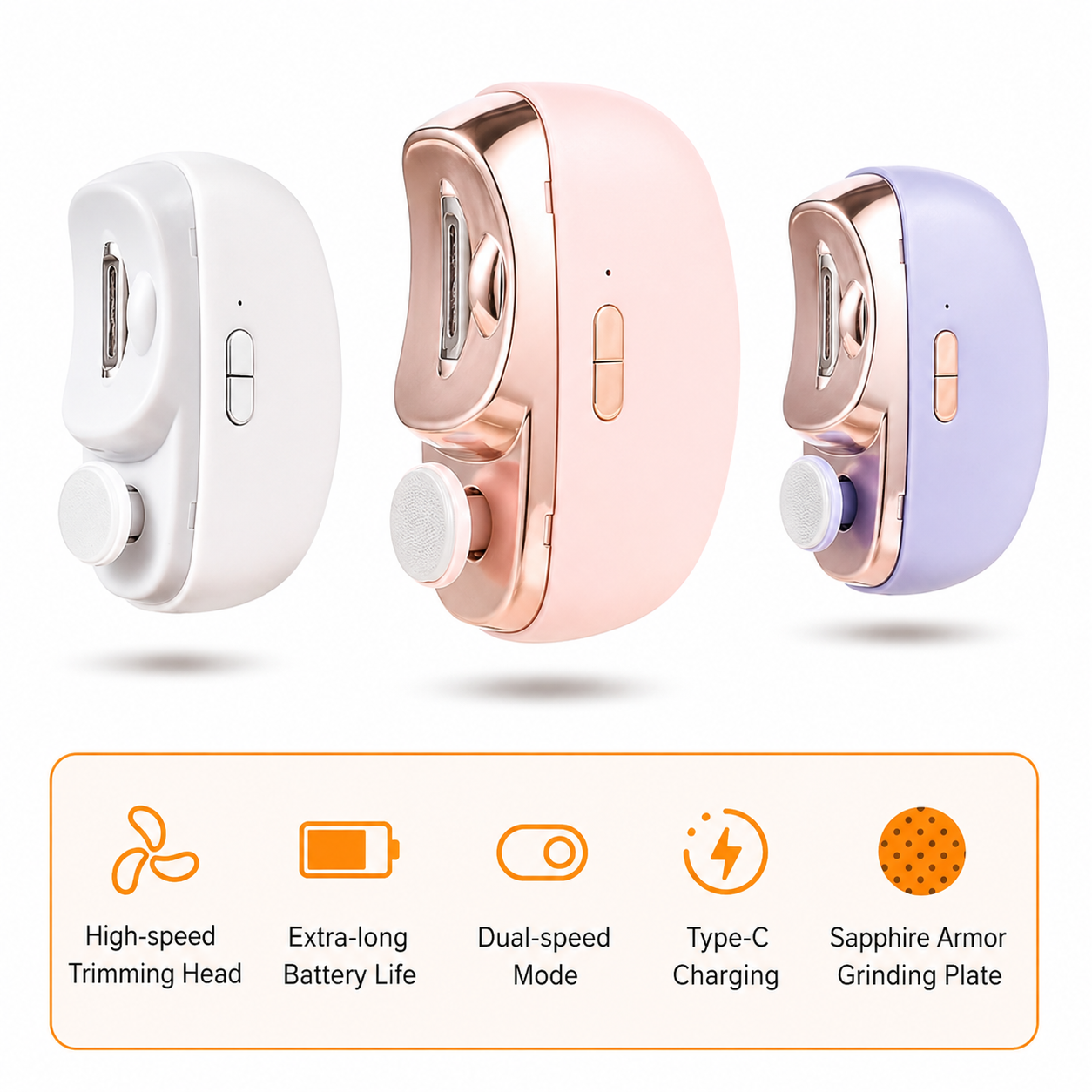 Nail Care | Nail Clippers | 3-in-1 Trimming Filing Buffing | NailEase