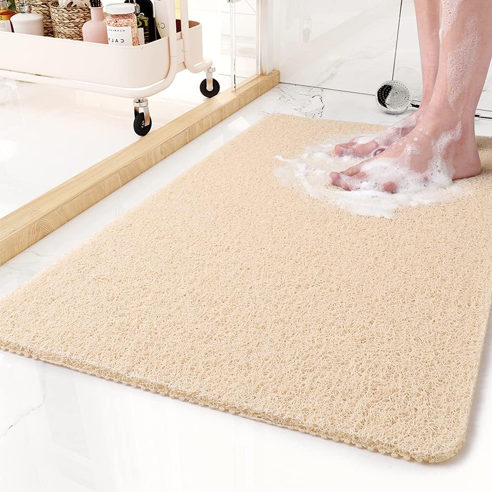 Non-Slip Shower Mat - Soft Texture - Bathroom Rug - Elegant Style - Image 4