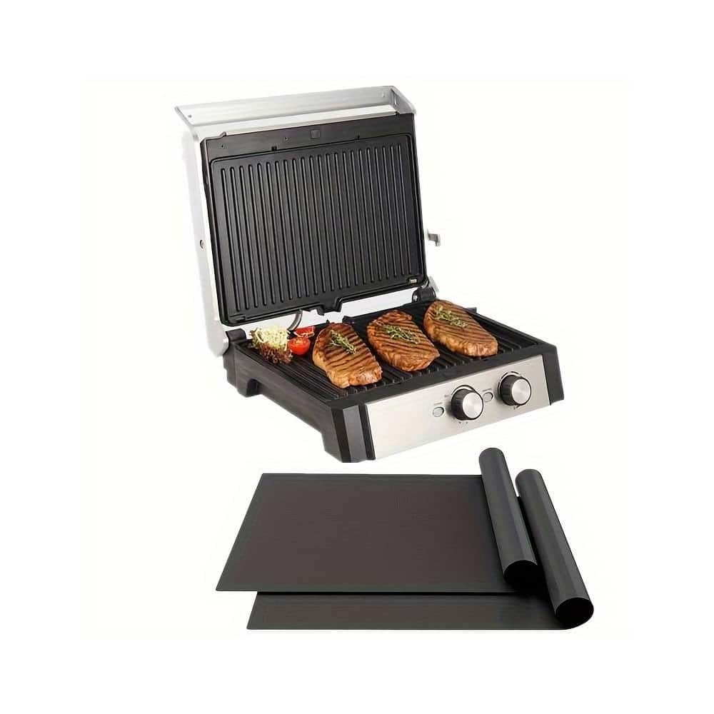 Non-Stick Teflon Grill and Frying Mats (Pack of 5)