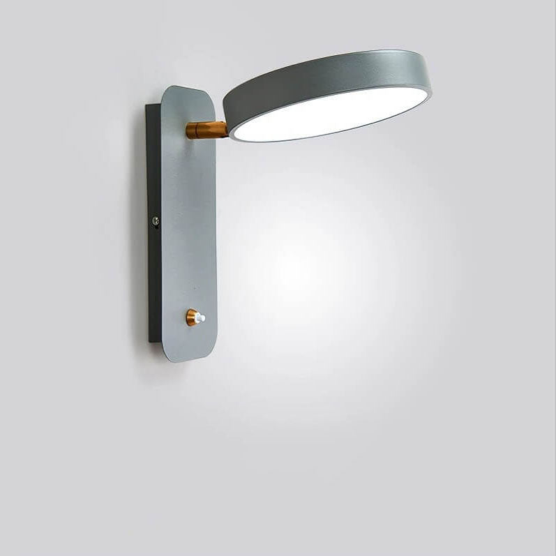 Nordic Style Wall Light with Rubberwood Accent - LED Reading Light with Switch - Image 5