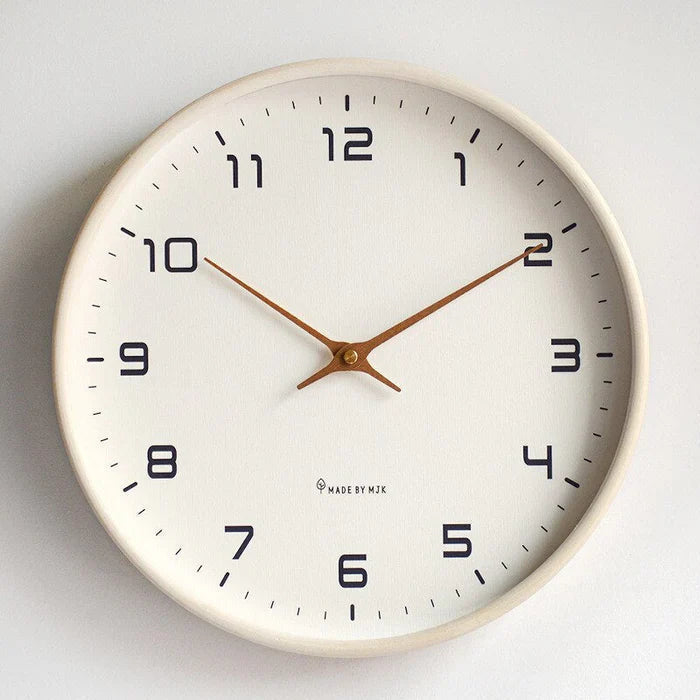 Nordic Wooden Wall Clock - Elegant Eco-Friendly Design