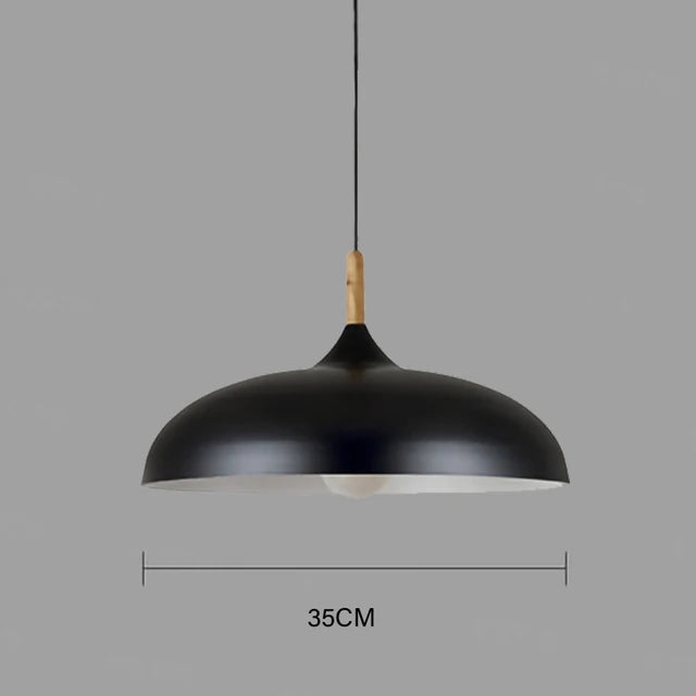NordicOak Loft LED Oak Pendant Light – Scandinavian Design