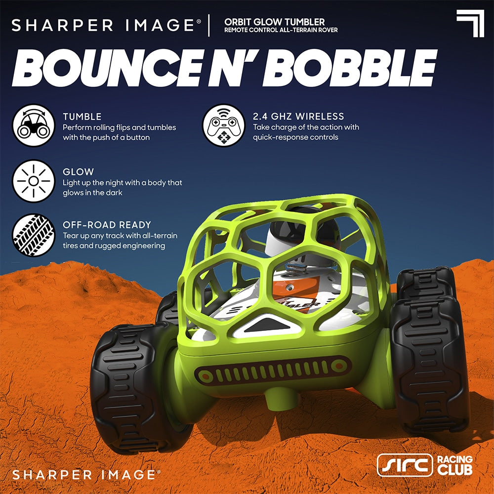 Orbit Tumbler - Remote-Controlled Stunt Car with LED Lights