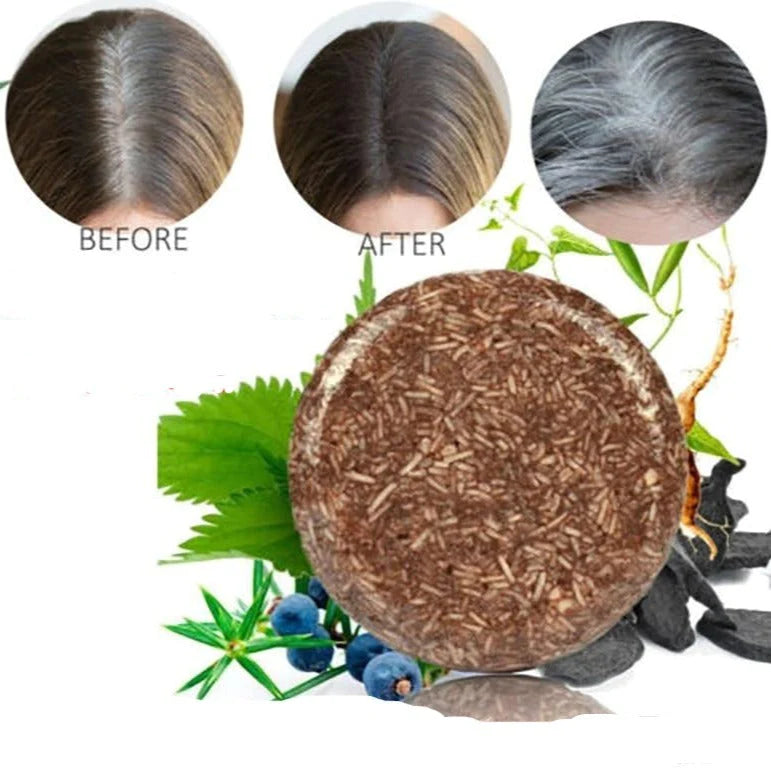 Organic Hair Darkening Shampoo Bar
