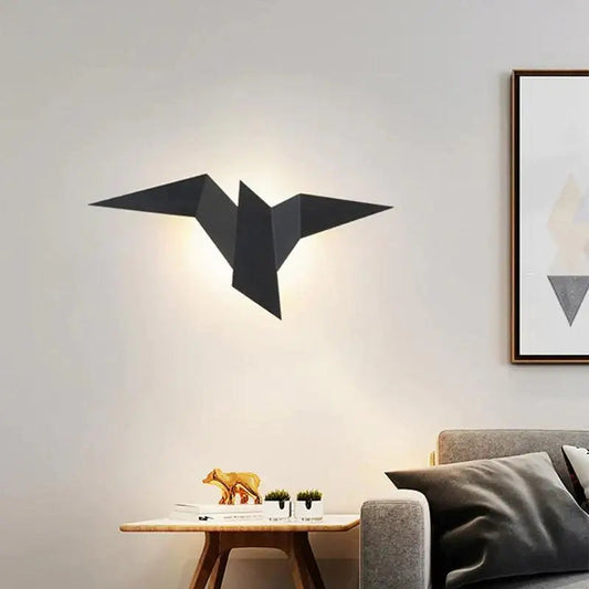 Origami Bird Wall Lamp - Modern Geometric Design - Indoor Accent Lighting - Image 1