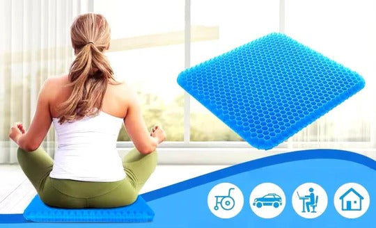 Orthopedic Gel Seat Cushion for Tailbone & Lower Back Support