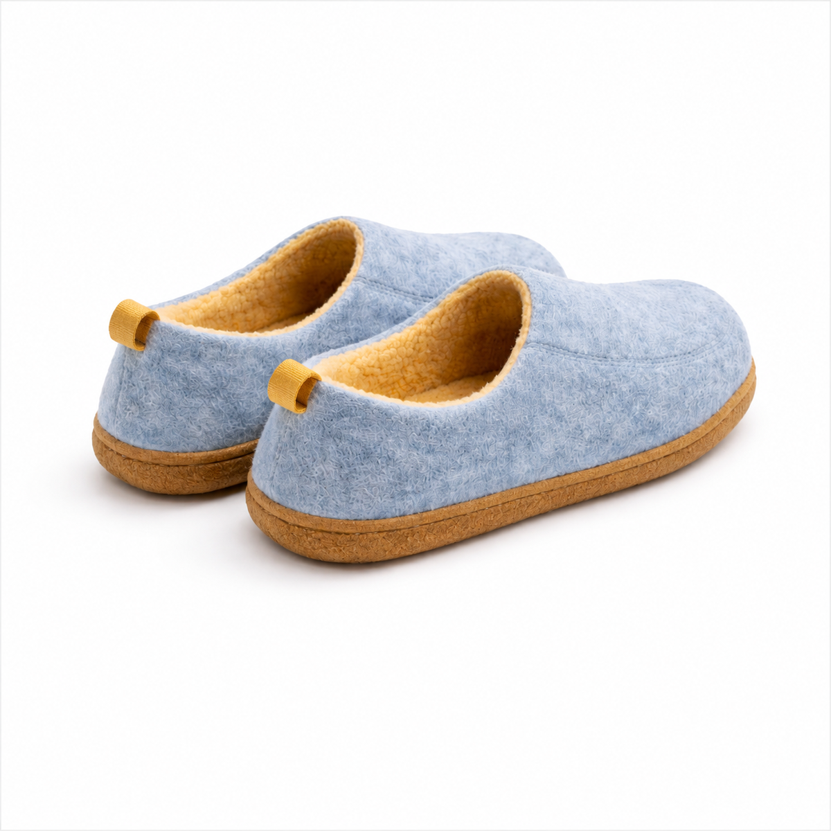 Orthopedic Unisex Indoor Slippers – Hard Sole & Fleece Support