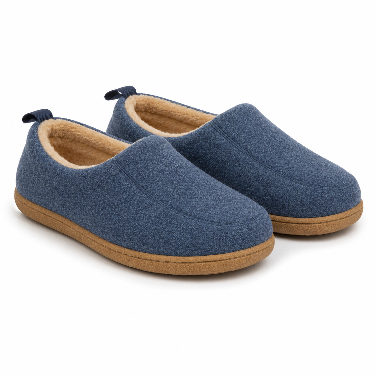 Orthopedic Unisex Indoor Slippers – Hard Sole & Fleece Support