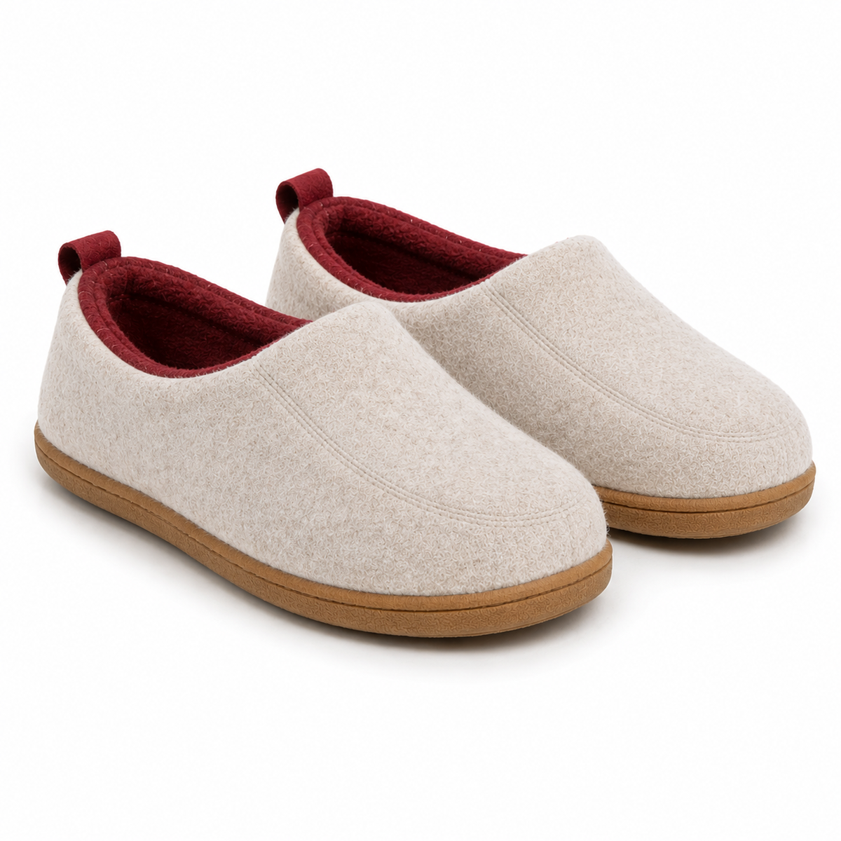 Orthopedic Unisex Indoor Slippers – Hard Sole & Fleece Support