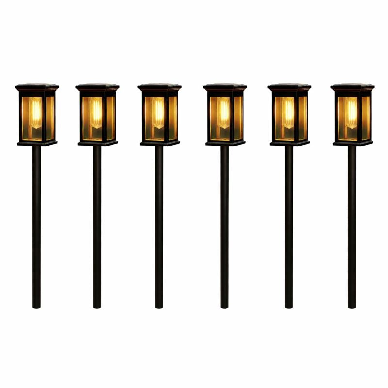 Outdoor ABS Solar LED Path Light Lantern