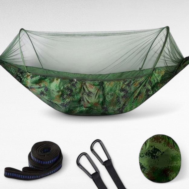 Outdoor Camping Hammock with Integrated Mosquito Net