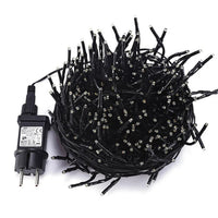 Outdoor Christmas Lights - Warm White Cluster Lights with 8 Modes