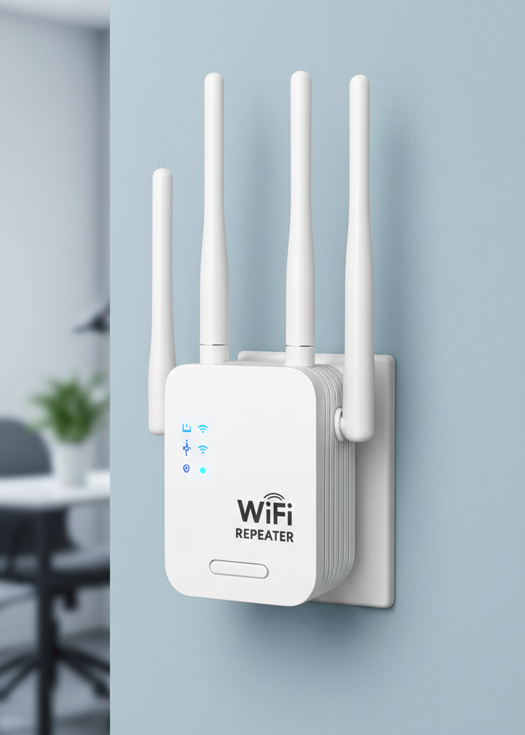 Outdoor Long Range Dual-Band 1200 Mbps Wi-Fi Extender