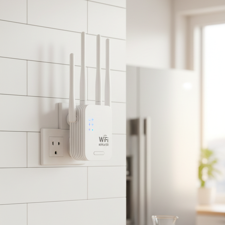 Outdoor Long Range Dual-Band 1200 Mbps Wi-Fi Extender