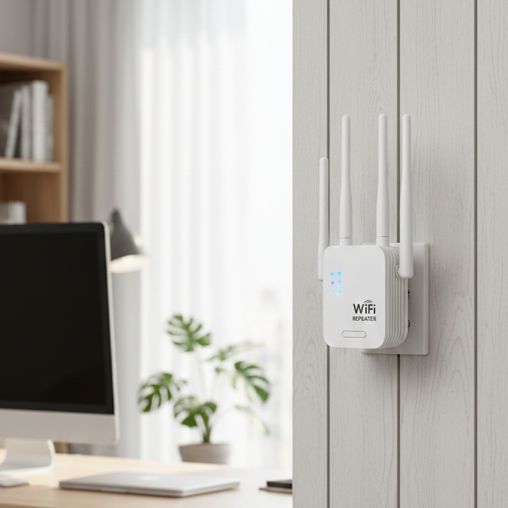 Outdoor Long Range Dual-Band 1200 Mbps Wi-Fi Extender