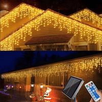 Outdoor Waterfall Effect String Lights - IP44 Waterproof