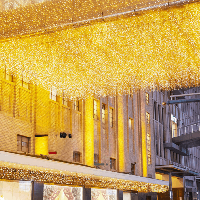 Outdoor Waterfall Effect String Lights - IP44 Waterproof