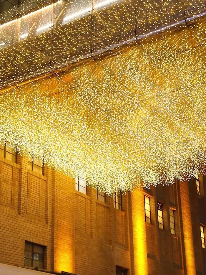 Outdoor Waterfall Effect String Lights - IP44 Waterproof