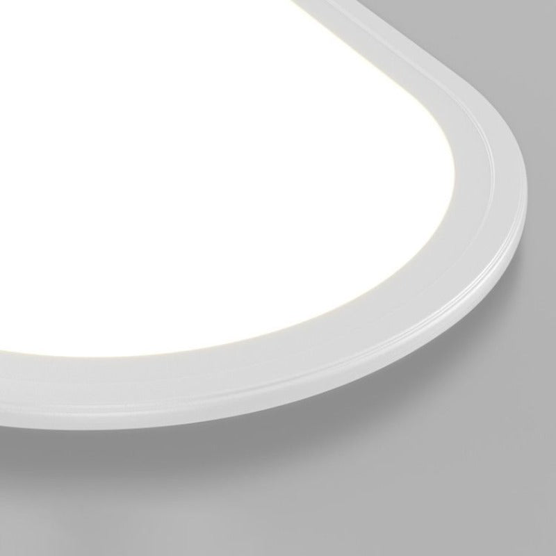 Oval Flush Mount Ceiling Light - Modern Style Fixture - Minimalist Design - Image 5