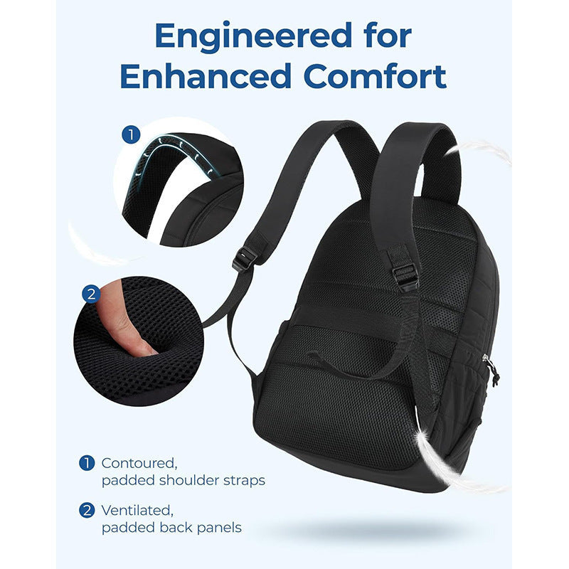 Padded Laptop Backpack with Multiple Compartments