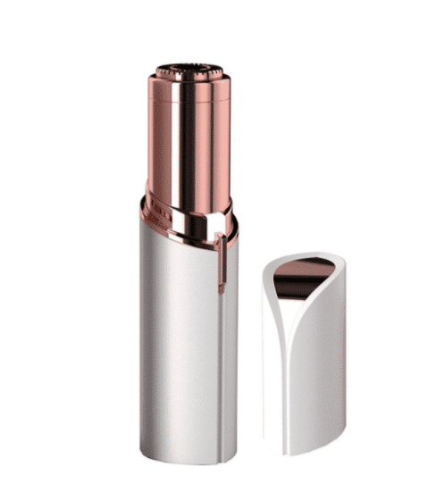 Painless Hair Remover with LED Light – Lipstick-Shaped