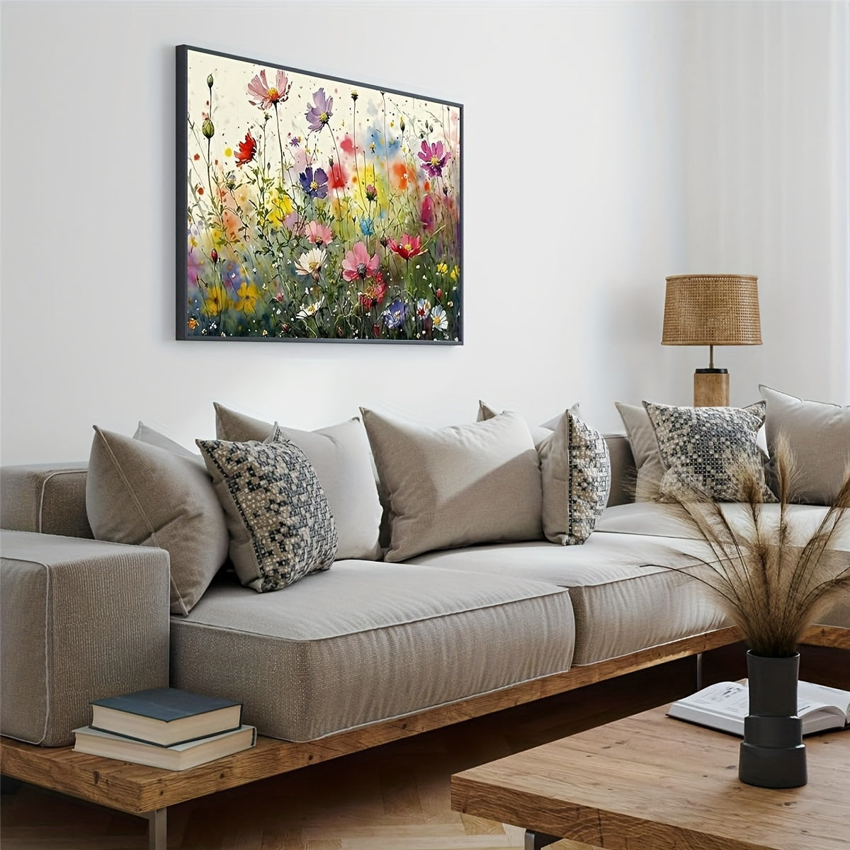 Paint by Numbers Flowers - For Beginners - Wall Decor Unframed